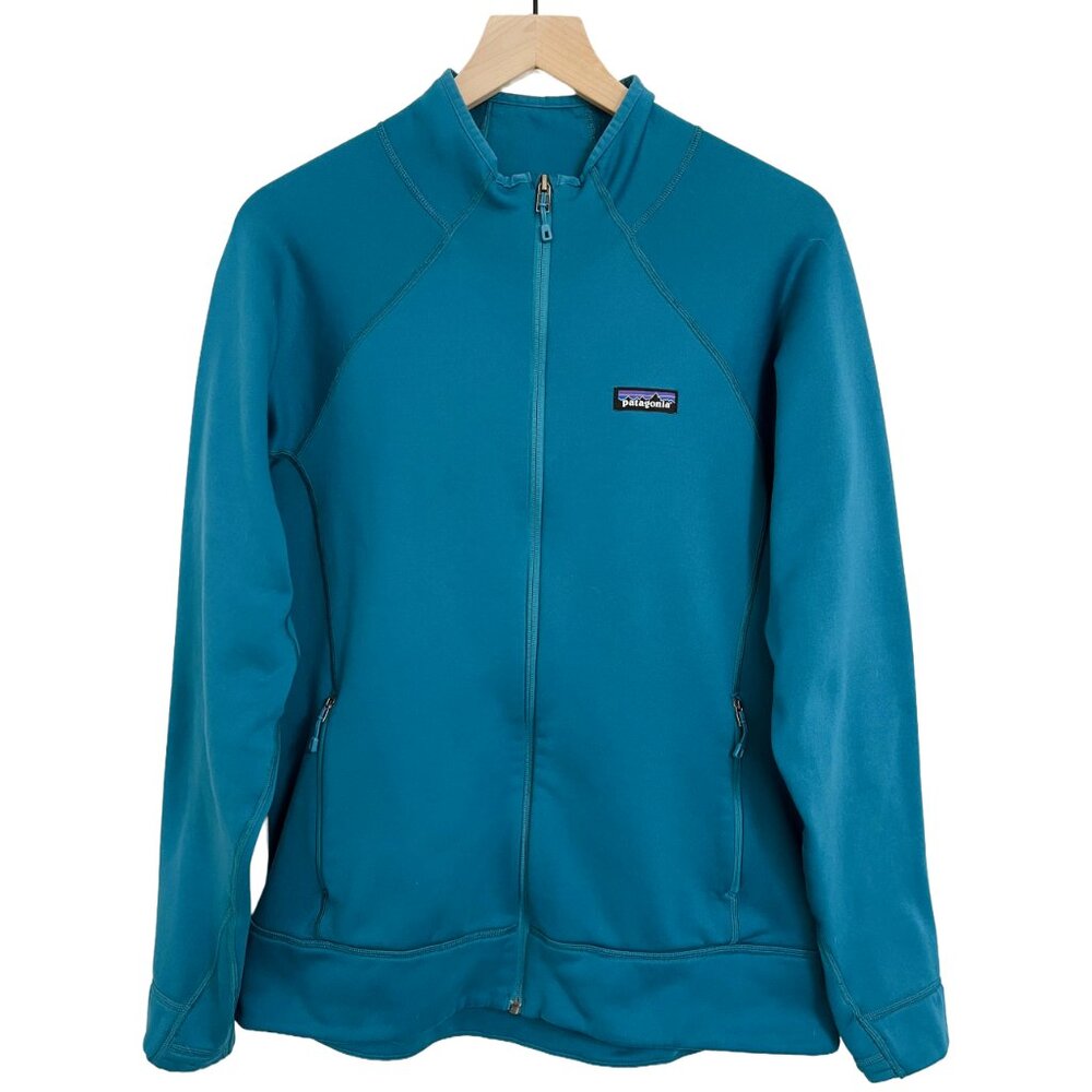Patagonia W's Crosstrek Fleece Jacket – Full Zip – Teal – Size Large